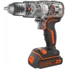 Pistoolgreepboormachine Black & Decker BCD383D2XK-QW 18 V, 2 Ah x2, 13 mm boorhouder, oranje