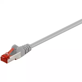 Wentronic Goobay CAT 6 patchkabel, S/FTP (PiMF), grijs, 1 m - CCA-kopermengsel (93569)