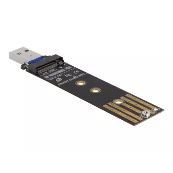 DeLOCK combo-converter voor M.2 NVMe PCIe of SATA SSD USB 3.2 Gen 2 zwart