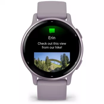 Garmin Vivoactive 5 3,05 cm (1.2) AMOLED Digitaal 390 x 390 Pixel Touchscreen Paars Wi-Fi GPS (satelliet)