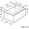 Siemens LZ12FXD51 Long Life omschakelset voor recirculatie voor afzuigkap, zilver