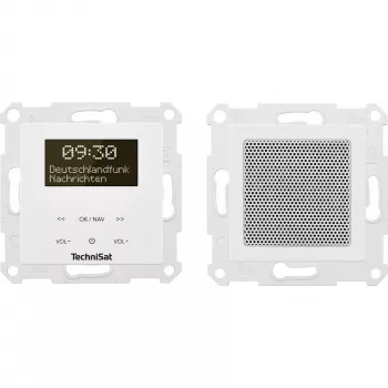 TechniSat DigitRadio UP 55 - DAB-radio - 2 x 2 watt - wit (0001/3901)