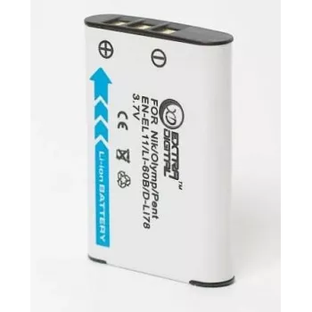 Oplaadbare camera-accu Extra Digital EN-EL11 / D-Li78 / DB-80 / Li-60B (model DV00DV1228)
