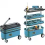 HAZET Assistent 166N - zwart - blauw - 300 kg - 350 mm - 680 mm - 965 mm - 24,5 kg