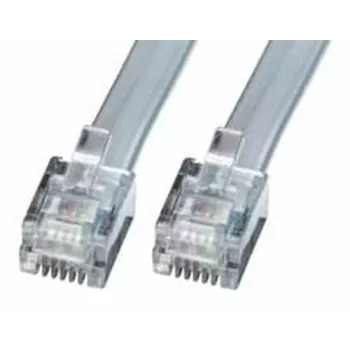 Netwerkkabel Lindy RJ-12 M/M 5,0 m RJ-12 5 m grijs