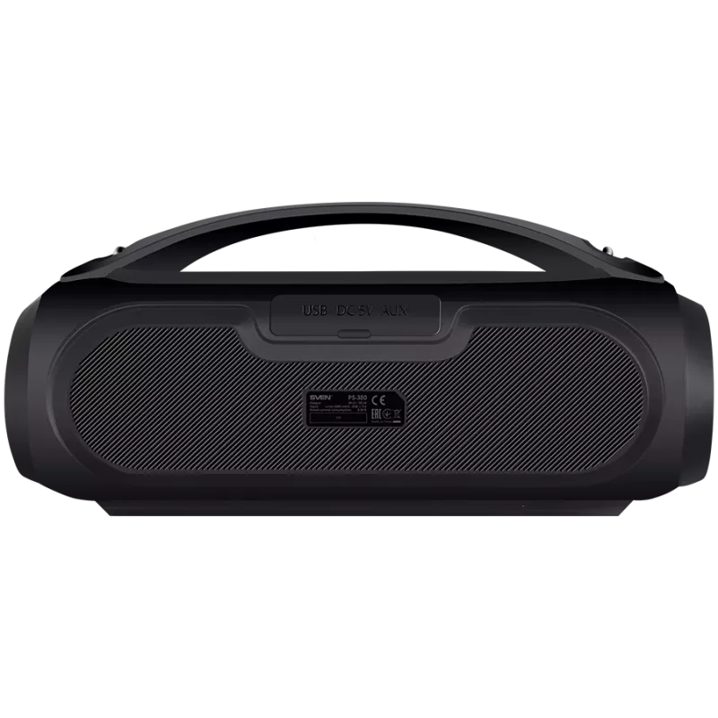 Luidspreker SVEN PS-380, zwart (40W, waterdicht (IPx5), TWS, Bluetooth, FM, USB, 3000mAh)