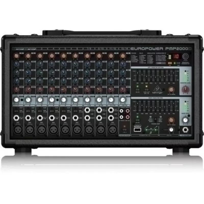 Behringer PMP2000D mengpaneel met versterker