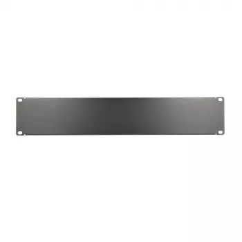 Rack-blindplaat Extralink Front Blank Panel 2U 19 inch zwart, stalen behuizing