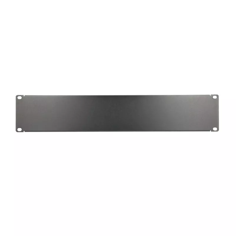 Rack-blindplaat Extralink Front Blank Panel 2U 19 inch zwart, stalen behuizing