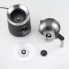 Severin SM 3585 melkopschuimer automatische melkopschuimer zwart - zilver (SM3585)