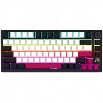 Mechanisch gaming-toetsenbord LORGAR KBP7075W — draadloos, zwart, Red Switches, EN-layout