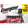 Wegwerpbatterij Energizer MAX AAA alkaline 1,5 V – 8-pack, cilindrisch, 10 jaar houdbaarheid