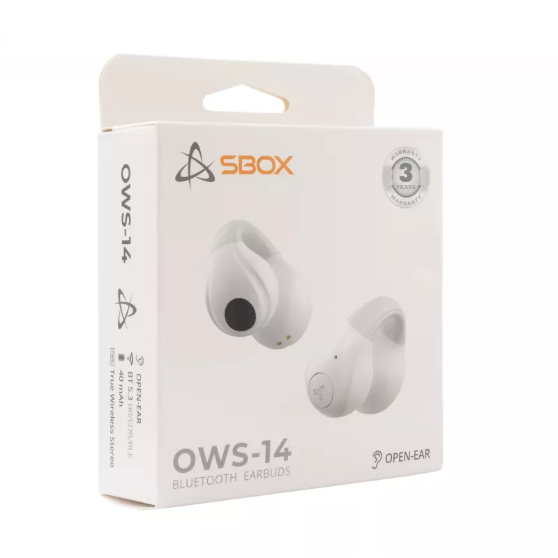 Hoofdtelefoon SBOX EB-OWS14 wit