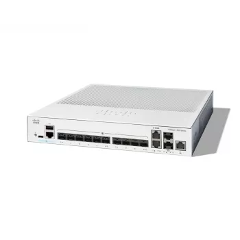Netwerkswitch Cisco Catalyst C1300-12XS Managed L2/L3, 12 x 10Gb SFP+, 240 Gbit/s, 16k MAC, rackmontage, grijs