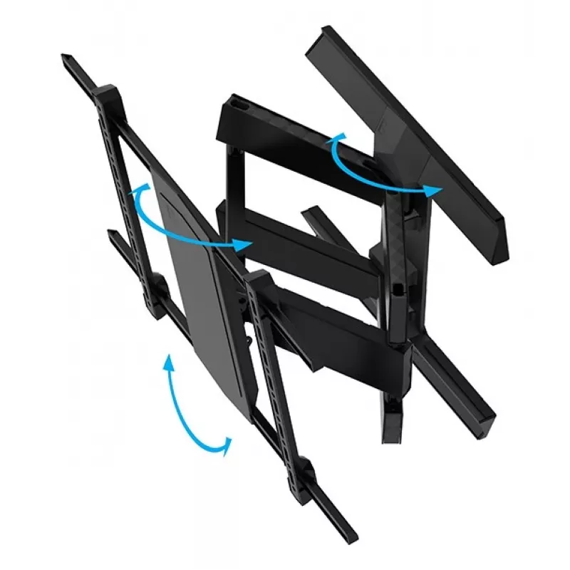 Wandbeugel B-TECH BT8227/B 600x400 voor 75-inch tv, max. belasting 50 kg