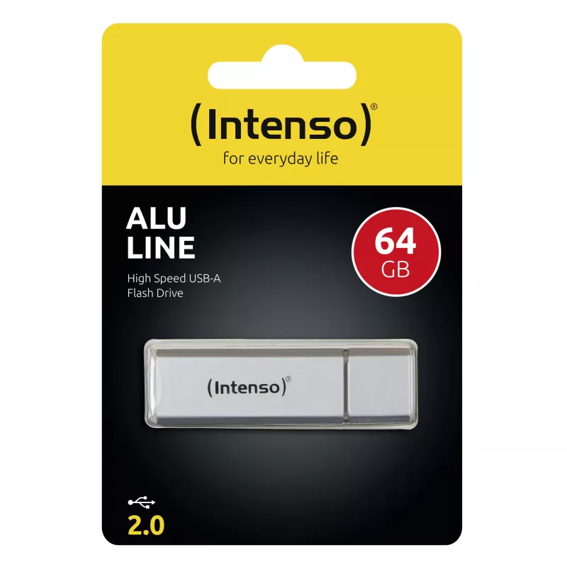 USB-stick USB2 64GB/ZILVER 3521492 Intenso