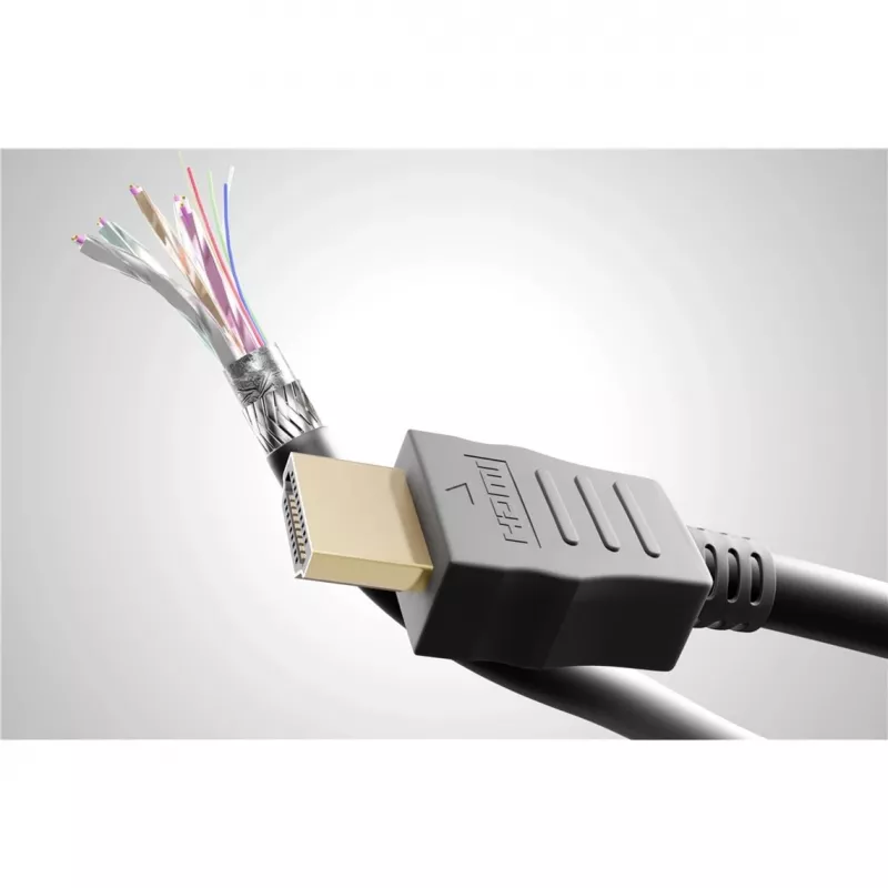 Goobay 41083 HDMI-kabel 1,5 m HDMI Type-A (standaard) 2 x HDMI Type-A (standaard) zwart (41083)