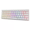 Mechanisch toetsenbord White Shark Wakizashi-2 US Red Switch, tenkeyless/US-layout, wit