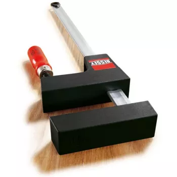 Bessey UniKlamp UK100 lijmklem, 1000 mm lengte, 80 mm uitlading, zwart/rood