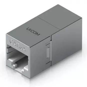Inline-RJ45-koppelaar UBIQUITI UACC-RJ45-COUPLER-C6A compact – RJ45-Cat6A-inline-koppeling