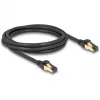 Netwerkkabel DeLOCK RJ45 Cat.6A stekker op stekker S/FTP 2m zwart