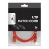 Patchkabel CAT5E UTP 1,5m/ROOD PP12-1.5M/R Gembird