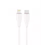 Gembird CC-USB2S-CM8PM-1.5M-W USB-C naar 8-pins Lightning-kabel, 1,5 m, wit