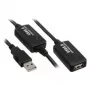 USB-kabel Kindermann 5771000115 USB 2.0 15 m zwart