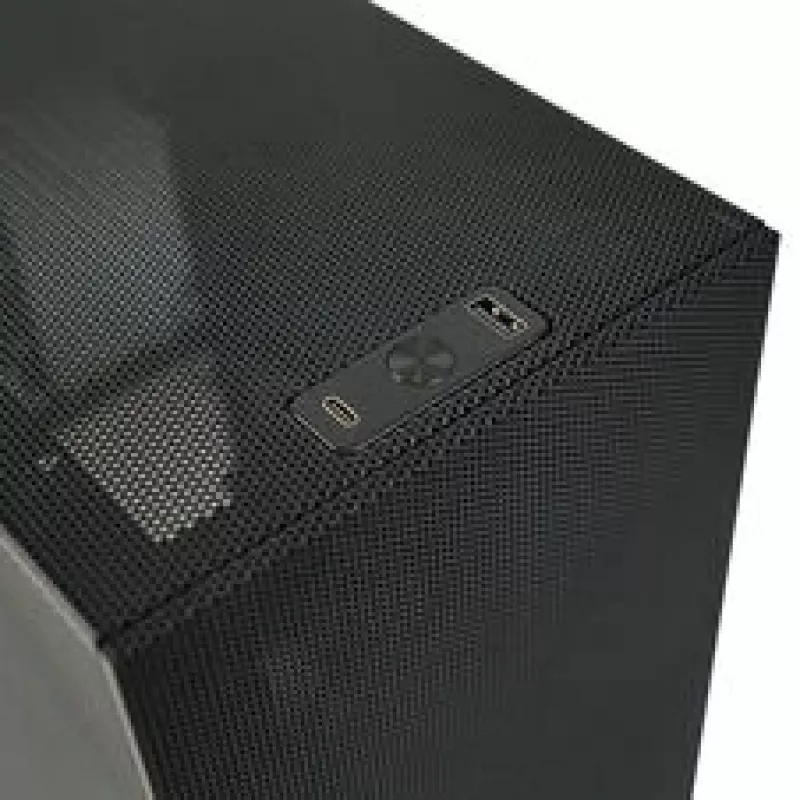 ssupd Meshroom S V2 mini-pc-behuizing, ATX-ondersteuning, mesh-front, PCIe 5.0 ready – zwart