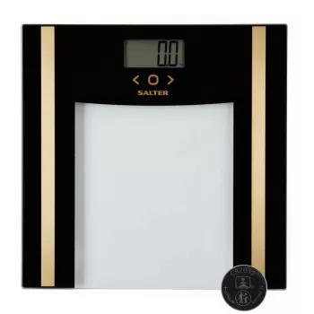 Personenweegschaal Salter SA00550BGCFAS glas-analyseweegschaal zwart-goud