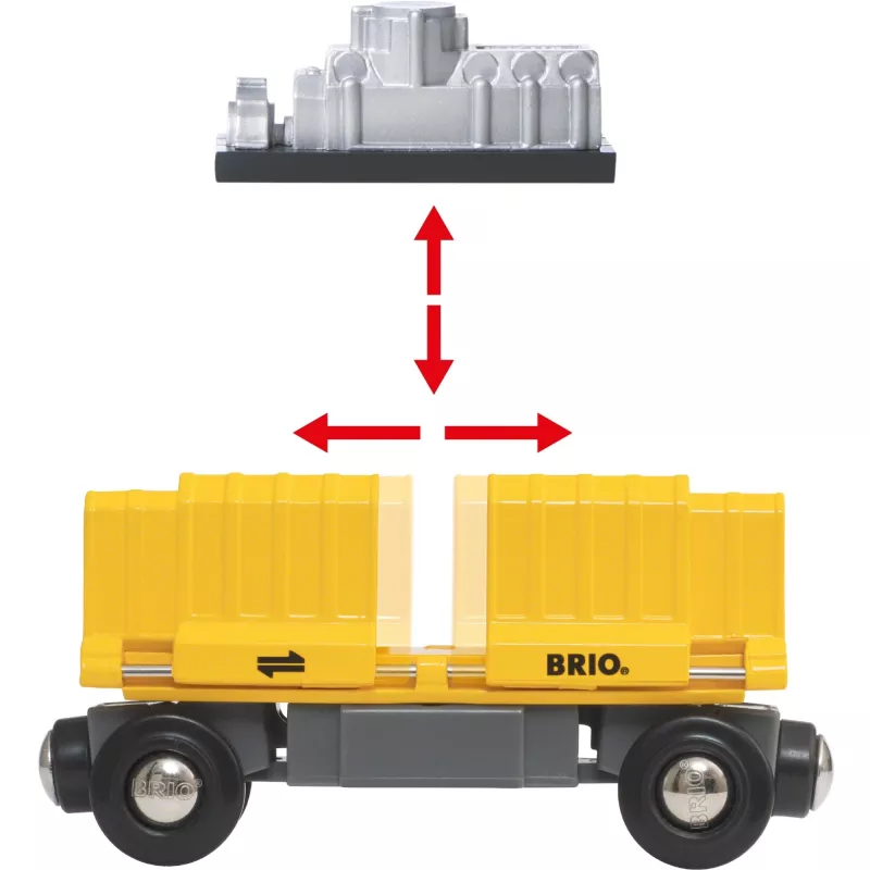 Trein BRIO Three-Wagon Cargo Train
