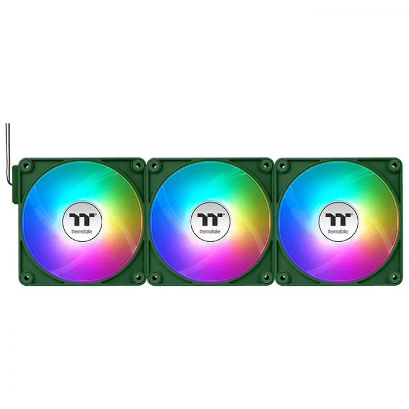 Thermaltake CT120 EX Reverse ARGB Sync 120mm behuizingsventilator 3-pack groen