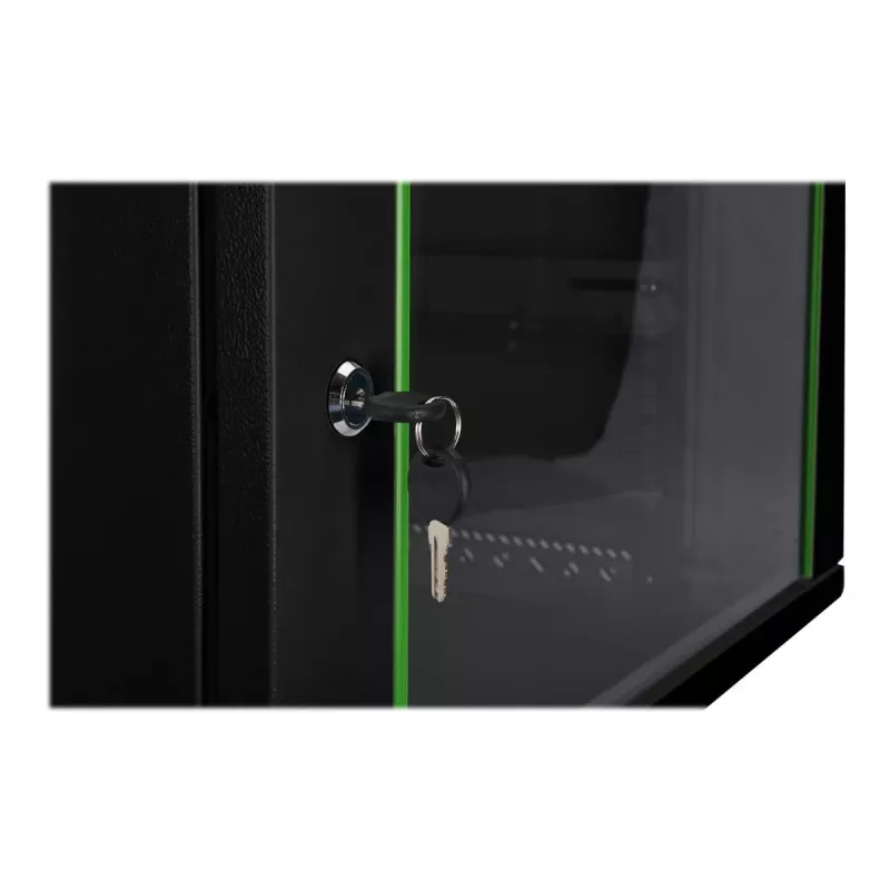DIGITUS Dynamic Basic DN-19 16-U-EC-SW - kast - netwerkkast - geschikt voor wandmontage - RAL 9005 - 16U - 48,3 cm (19 inch)