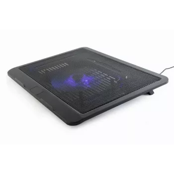 Laptopstandaard Gembird NBS-1F15-04 voor laptops tot 15 inch, zwart, ABS, 330×250×25 mm