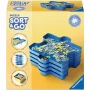 Opbergoplossing Ravensburger 12001674 met vakken en draagbaar ontwerp voor het sorteren van kleine onderdelen