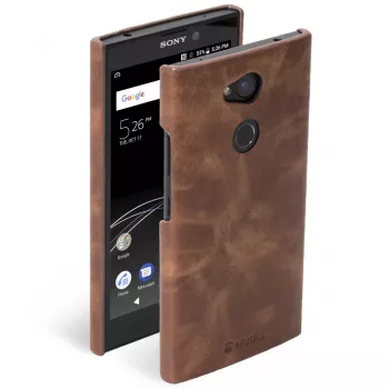 Hoesje Krusell Sunne voor Sony XPERIA L2 14 cm (5,5 inch) bruin