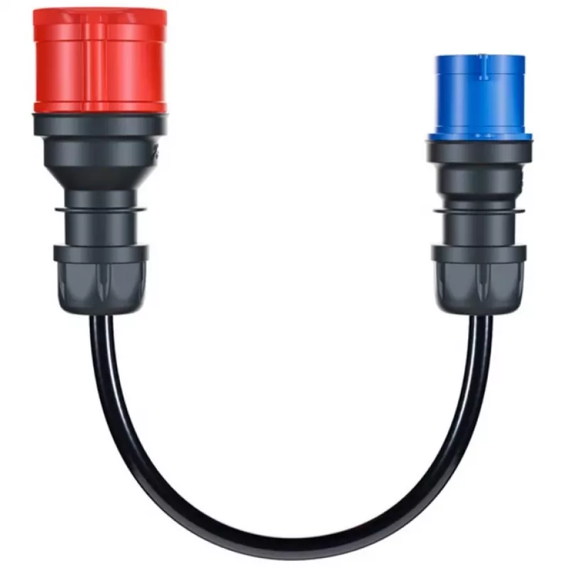 go-e Adapterset voor Gemini flex 11 kW, 3-delige set (zwart, 30 cm)
