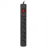Stekkerdoos ARMAC M6 — 6 stopcontacten, 1,5 m kabel, zwart