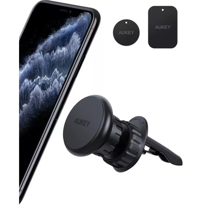 Autohouder Aukey HD-C74 universeel verstelbaar voor smartphones, dashboard-/voorruitsteun