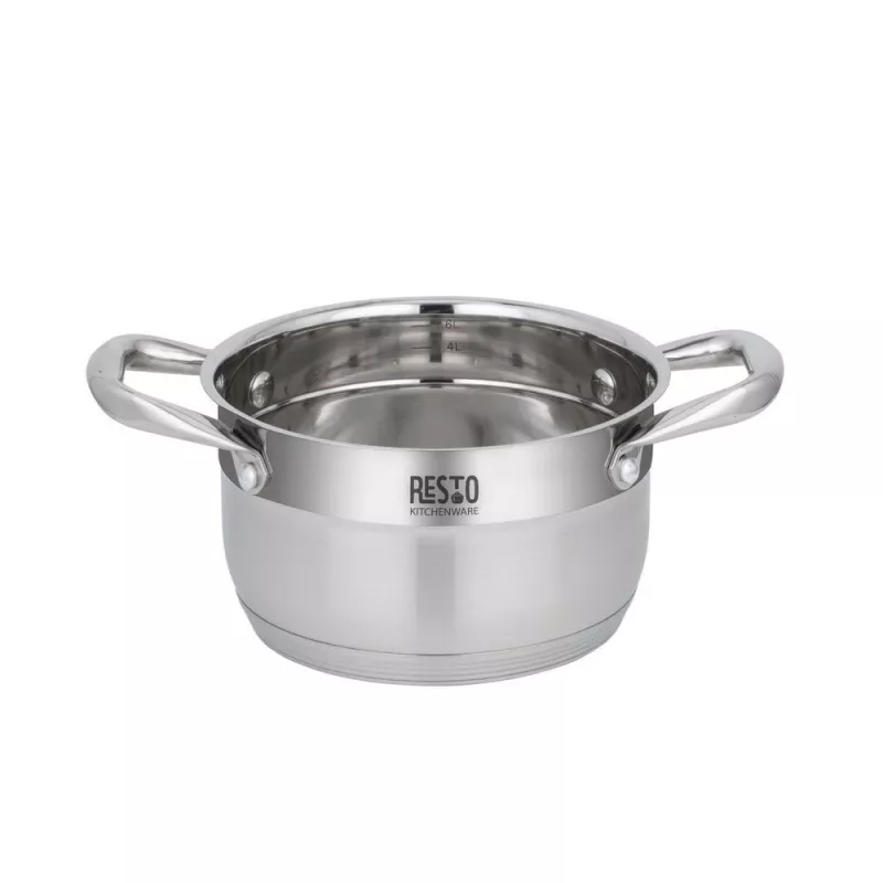 Ronde RVS pan Resto Kitchenware Libra 1,9 L
