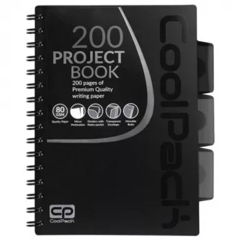 Spiraalblok A5 Coolpack zwart