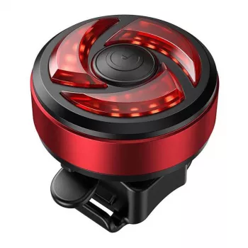 Achterlicht Superfire BTL02 USB, 330-mAh-accu, USB-oplaadbaar, veiligheidsachterlicht