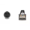 Netwerkkabel DeLOCK M12 kabel A-gecodeerd 8-polig stekker naar RJ45 stekker PUR (TPU) 1 m