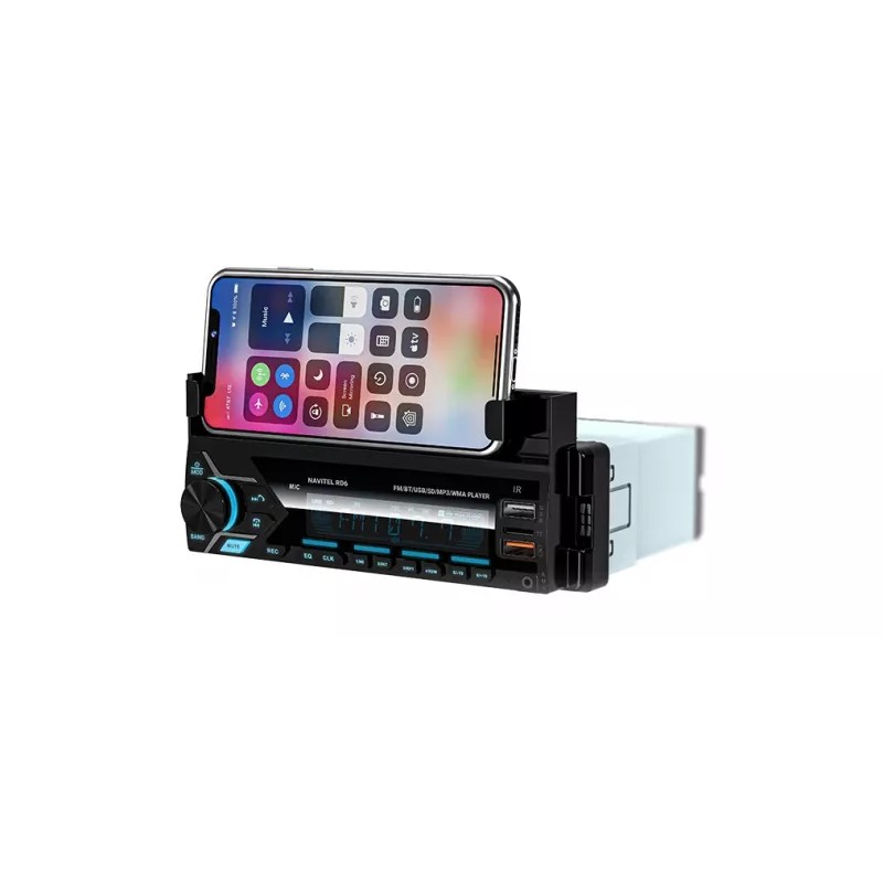 Auto digitaal mediaspeler Navitel RD6 — 4x45 W audioplayer, weergave van digitale en externe bronnen, single-DIN inbouw