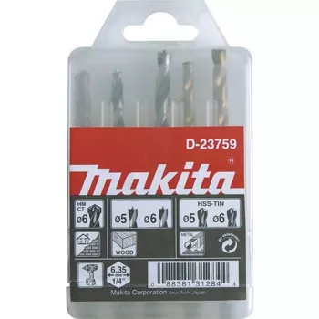 Makita borenset - 5-delig - 5 mm 6 mm