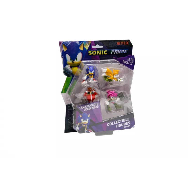 SONIC PRIME - set met 5 gemengde figuren