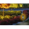 Beper P207ILO101 zonne-energie tuinlamp met grondpen, 12 led vlameffect, IP44, zwart