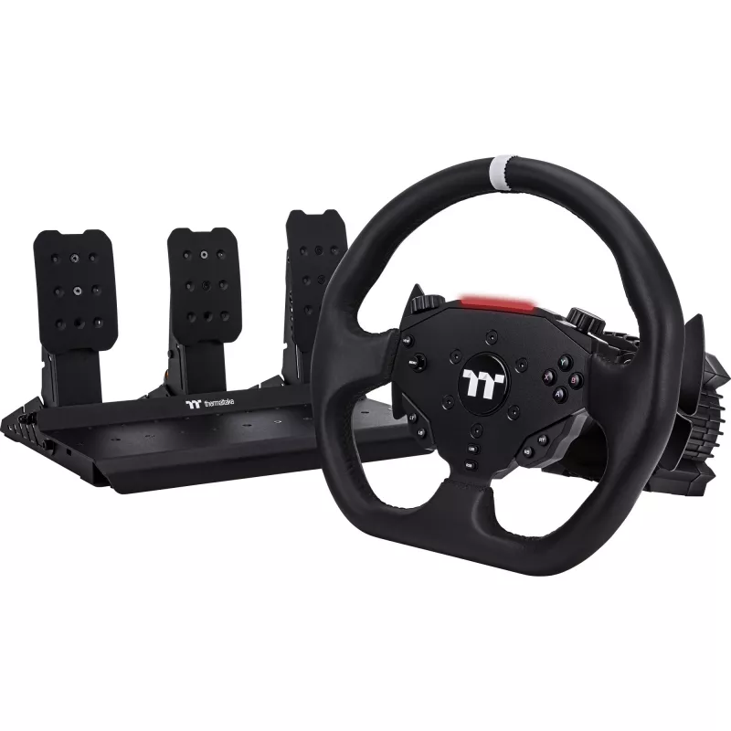 G6 Direct Drive Racing Wheel met pedalen bundel, simulatorset zwart