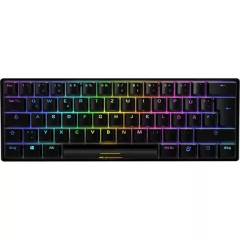 Sharkoon SKILLER SGK50 S4 gaming-toetsenbord USB QWERTZ Duits zwart