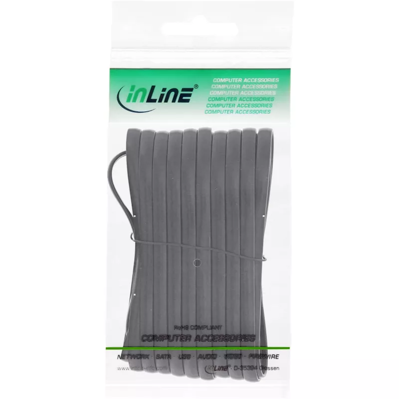 InLine modulaire kabel RJ12 stekker / stekker 6P6C 20m